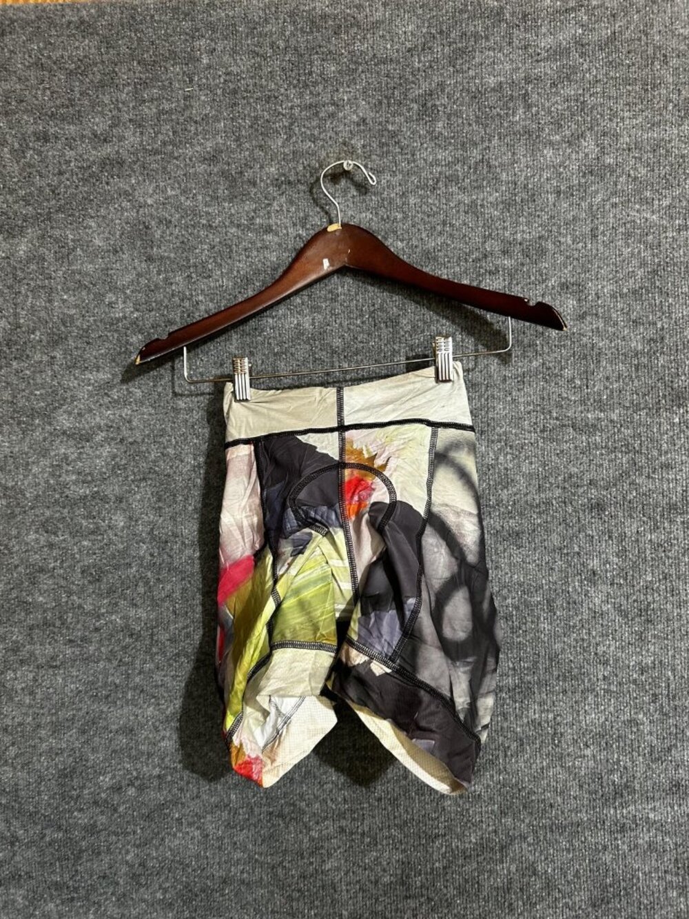 Eliel Shorts Womens XS Multicolor Biker Cycling Elastic Waist Stretch Jersey